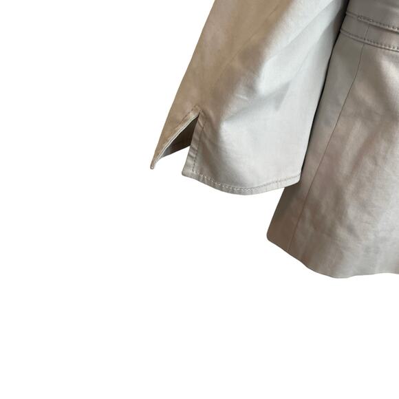 Talbots Women Petite Jacket Long Sleeve‎ Stretch Cream Classic Career Blazer - Picture 4 of 12